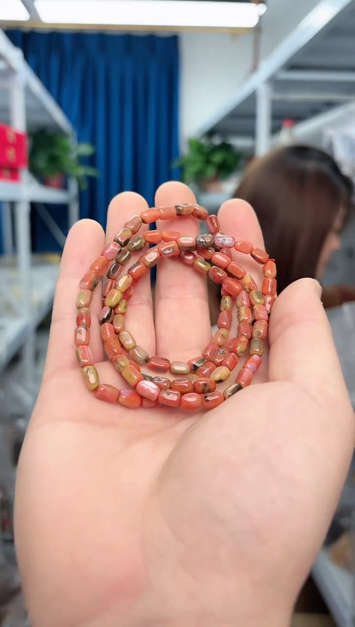【闪购商品】南红玛瑙手串未镶嵌小米随形多圈