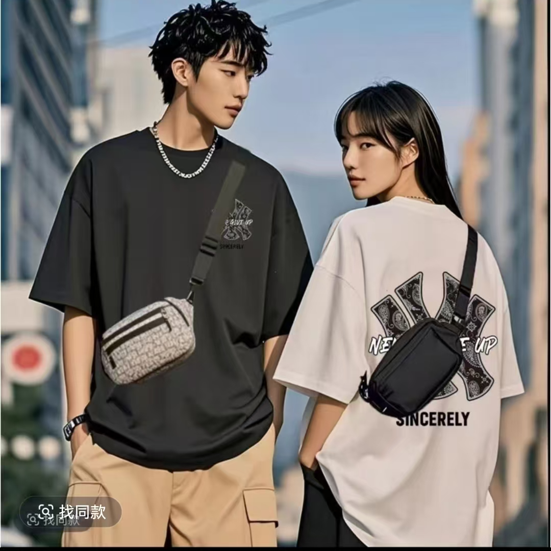 支持鉴定重磅新疆长绒棉短袖圆领云柔水光T打底衫男女纯棉T恤103