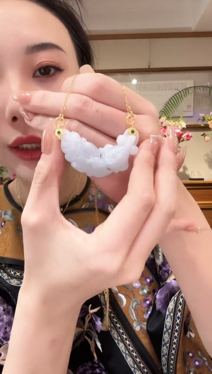 【闪购商品】翡翠颈饰未镶嵌国风