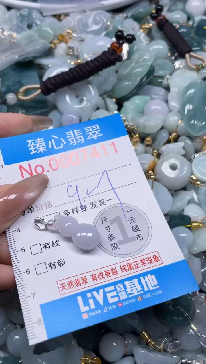 颈饰未镶嵌翡翠7411