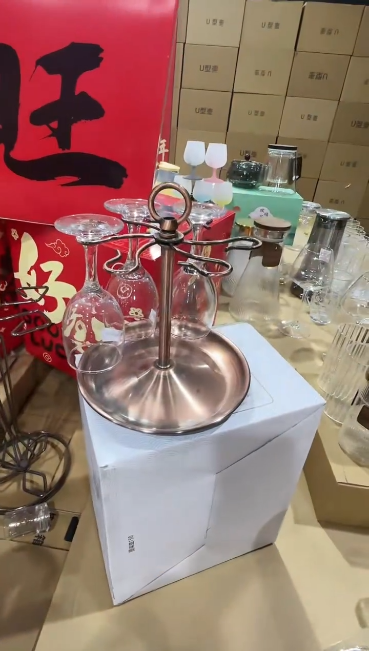 【闪购商品】水晶玻璃无盖款直播专属单杯架