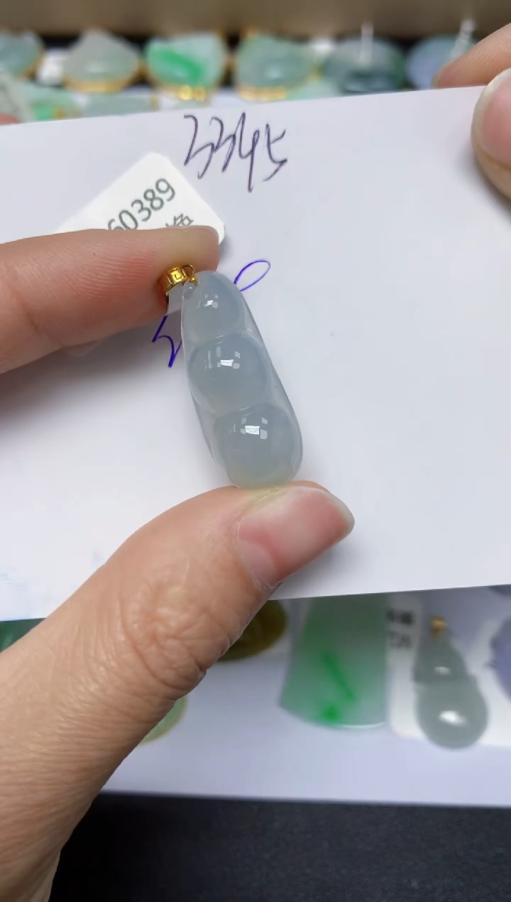 【闪购商品】翡翠颈饰18K金镶嵌 天然翡翠A货