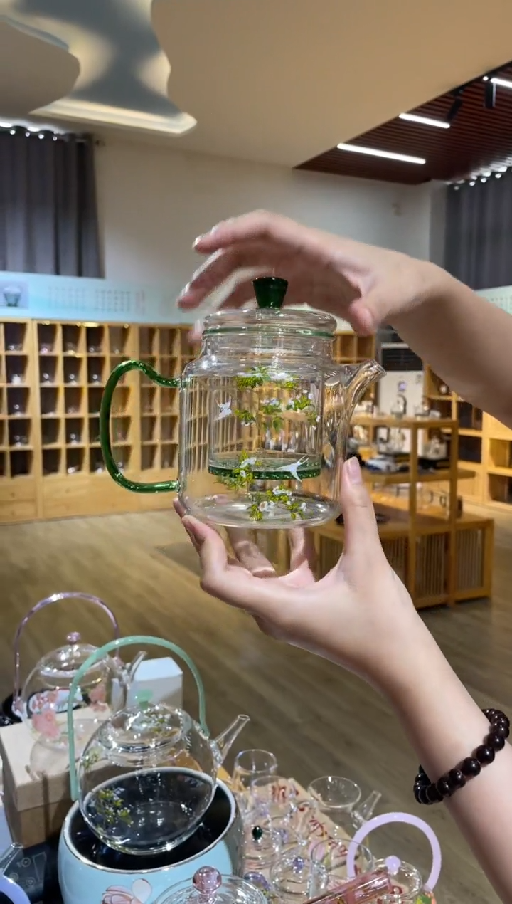 遇器梨花白燕神奇壶绿把
