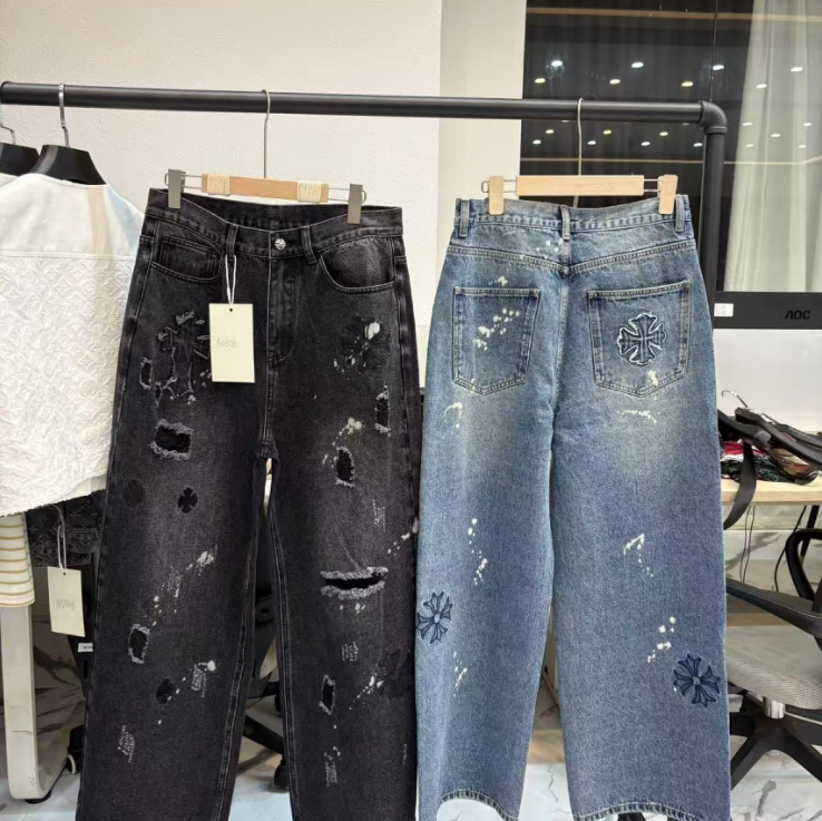 【本荷服饰】44号-时尚潮流百搭牛仔裤-K0306