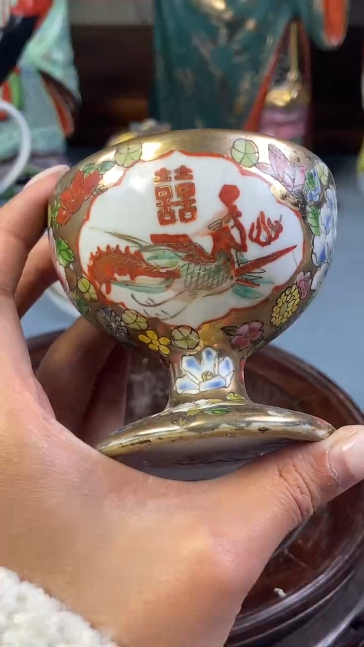 瓷片微瑕慎拍景德镇窑老厂瓷器单件