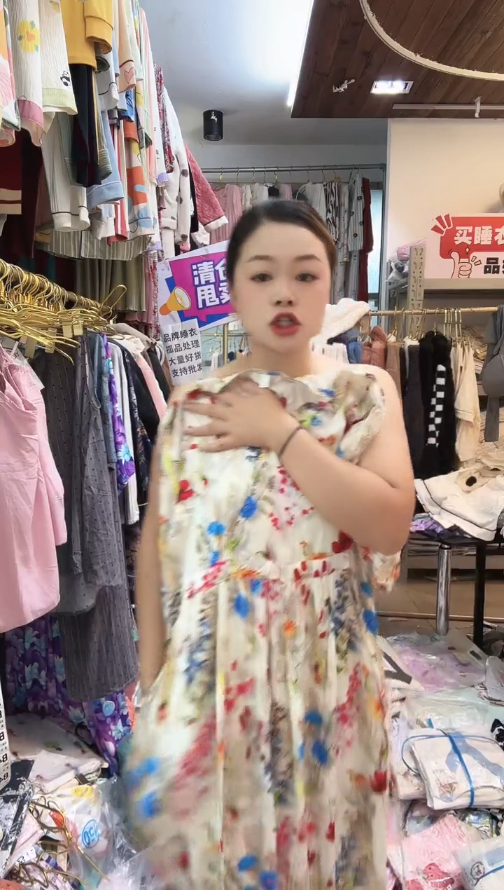 莫奈花园长裙（讲解为主）
