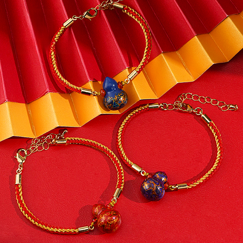 故宫 福禄如意大漆手绳 葫芦手链 伴手礼生日礼物 故宫文创