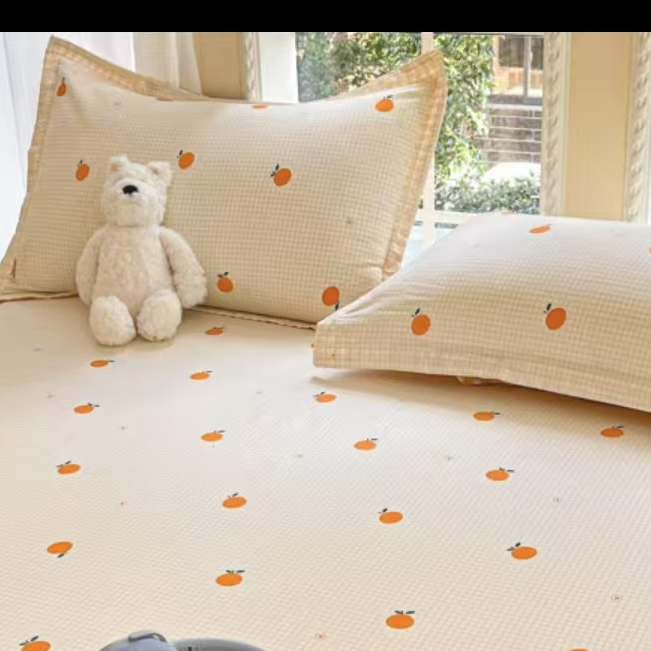 粗布枕套夏季吸汗透气可定制炕单