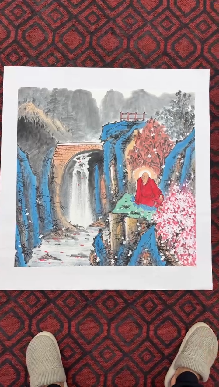 【闪购商品】国画国画绘画山水花鸟