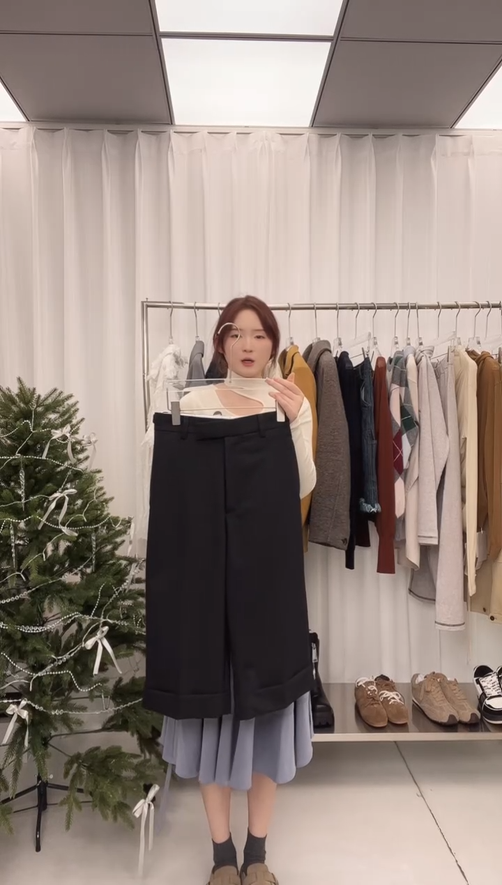 编号050 ethor25款黑色中裤  福福待开价