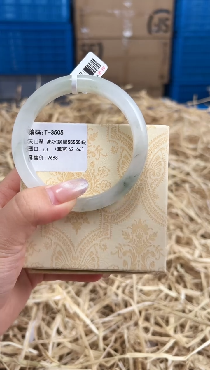 未镶嵌手镯石英质玉T-3505