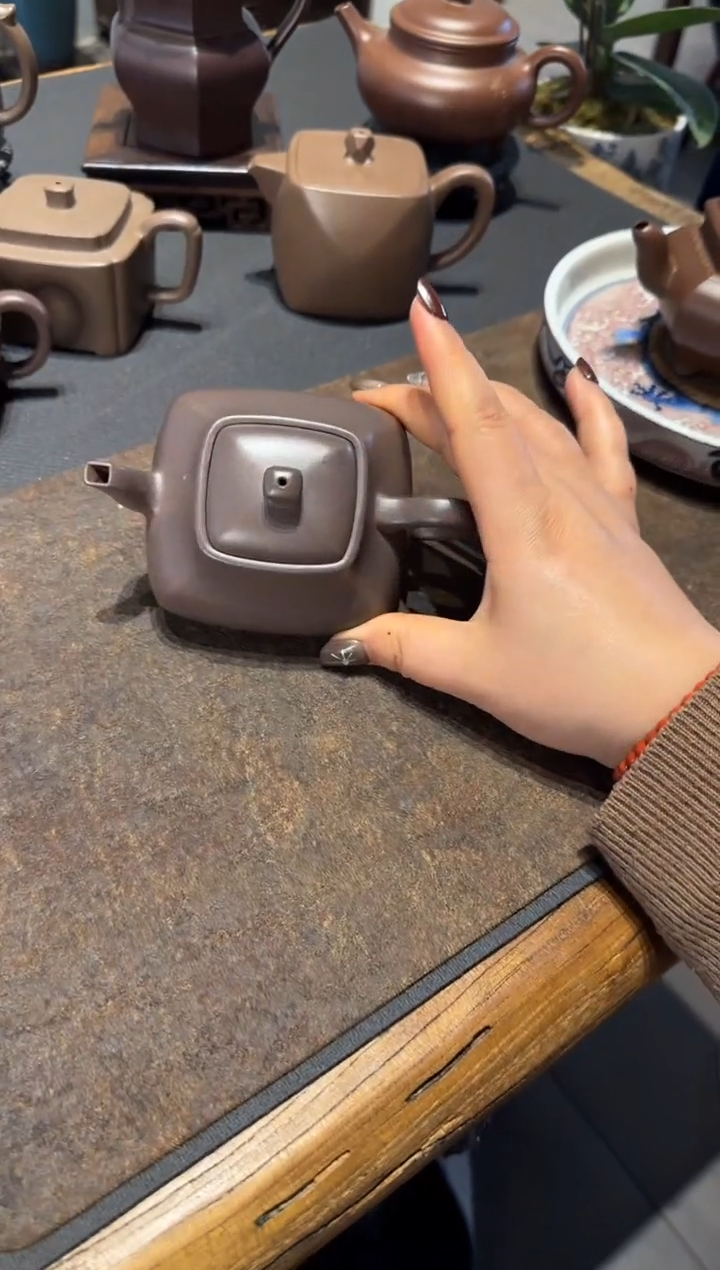 【闪购商品】紫砂茶壶风流宰相 天青