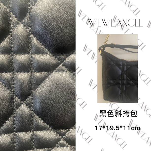 WEWEANGEL/羊皮黑色女士单肩包
