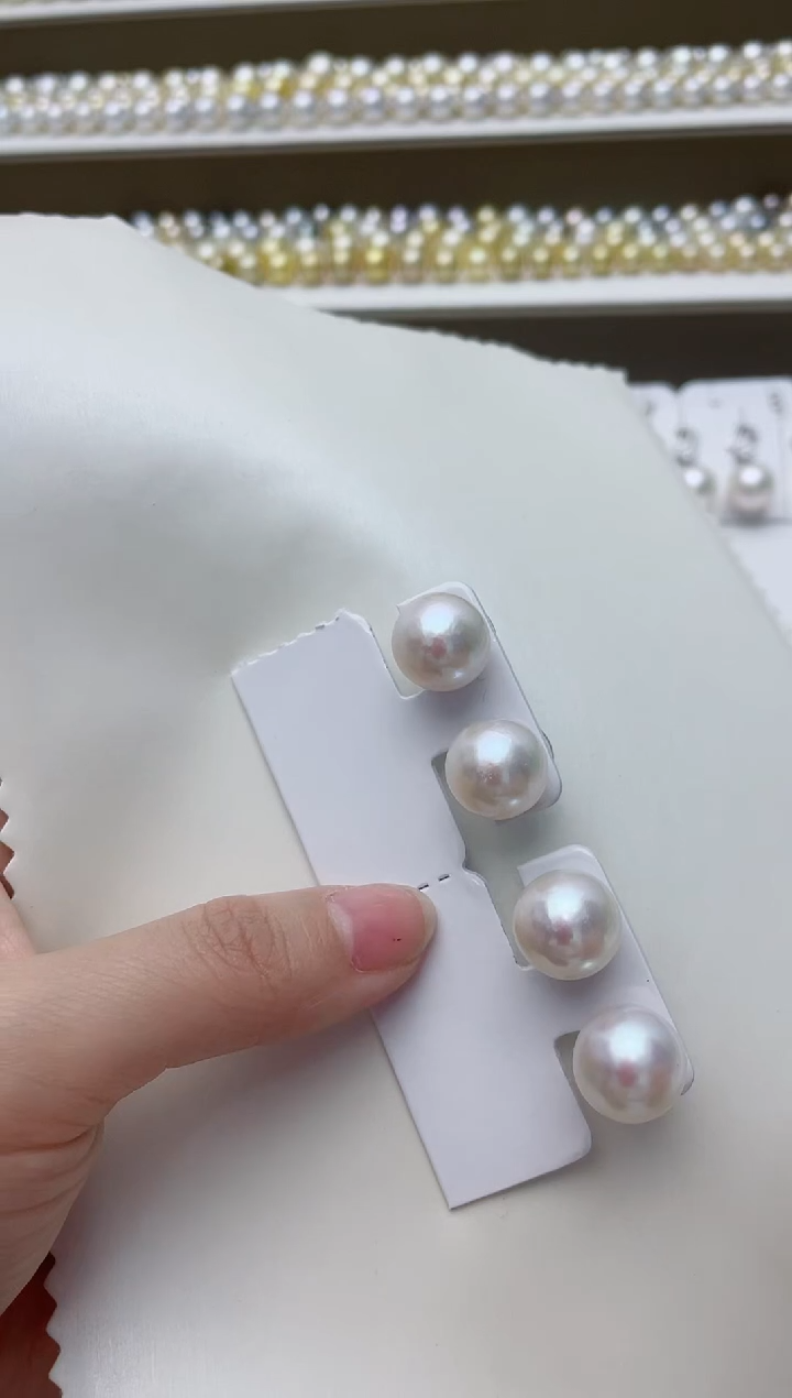 【闪购商品】淡水珍珠耳饰银S925镶嵌A25商品多样性发其一