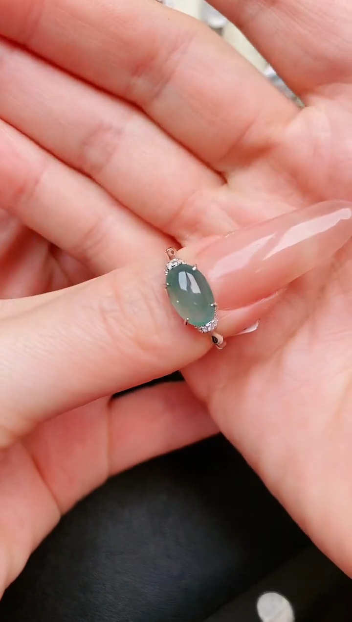 【闪购商品】翡翠戒指银S925镶嵌.....