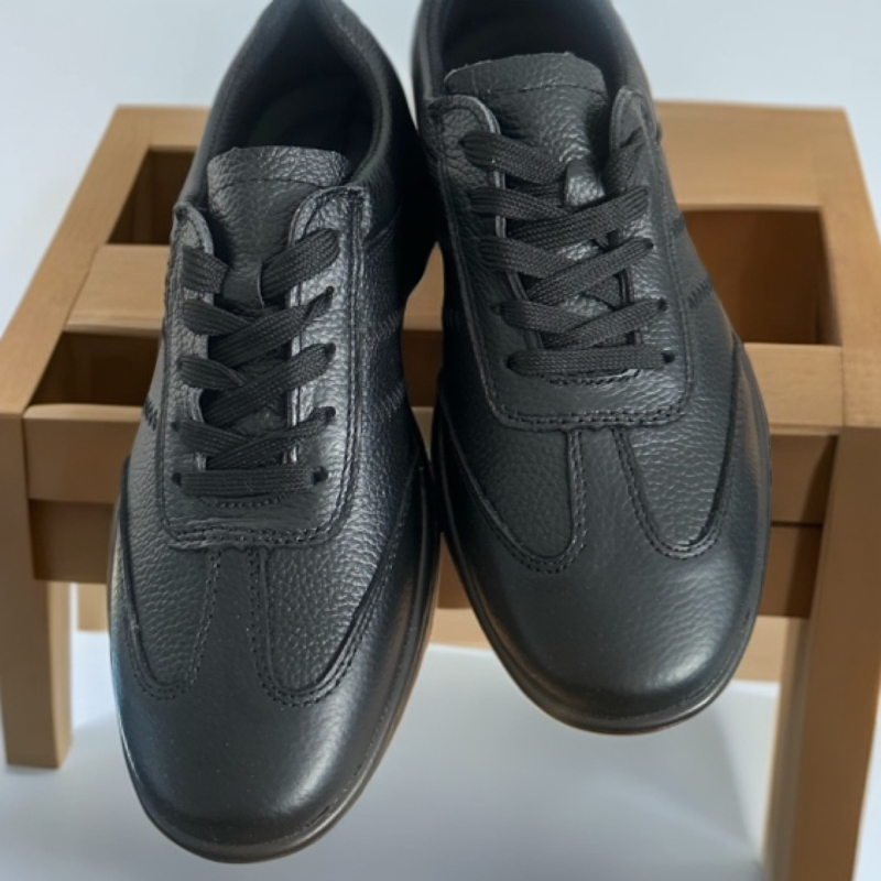 03款秋冬季透气真皮男款休闲皮鞋休闲风英伦风男士橡胶底耐磨男鞋