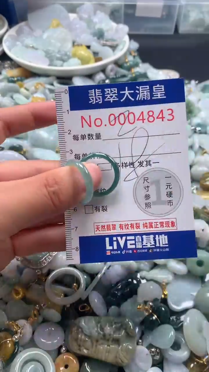 【闪购商品】翡翠吊坠(不含链)未镶嵌4843