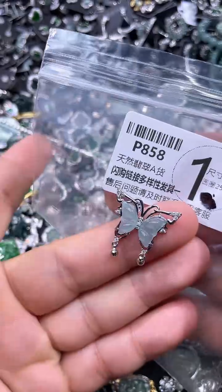 【闪购商品】翡翠颈饰未镶嵌P858吊坠