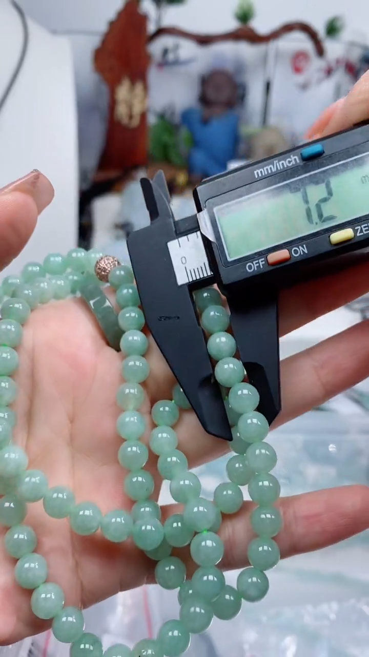 翡翠未镶嵌颈饰珠链