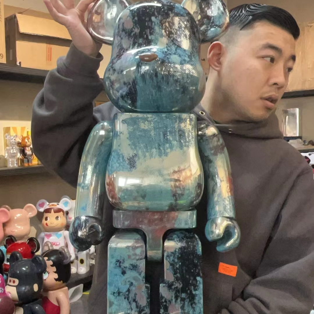【山哥ST】bearbrick积木熊 大理石五代 1000% 潮流玩具