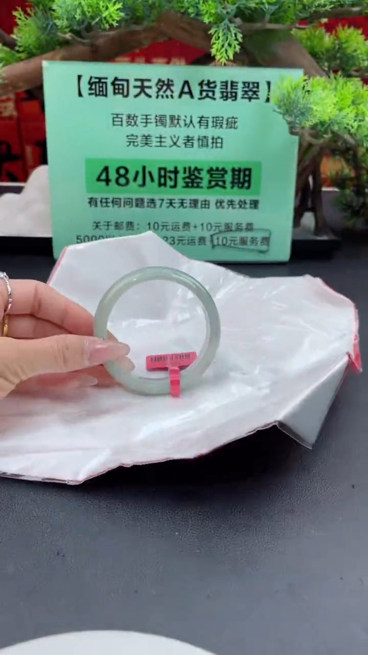 【闪购商品】翡翠手镯未镶嵌翡翠手镯（微瑕）9