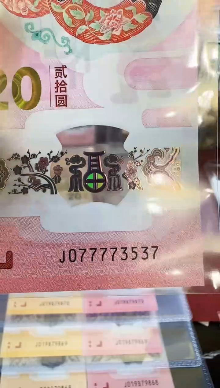 【闪购商品】塑料2025蛇钞077773537单张裸
