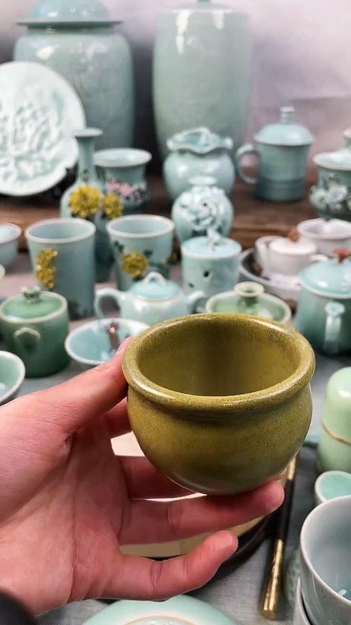 【闪购商品】特价 微瑕 慧仙青瓷