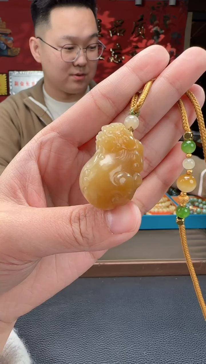 【闪购商品】和田玉颈饰未镶嵌且末糖貔貅