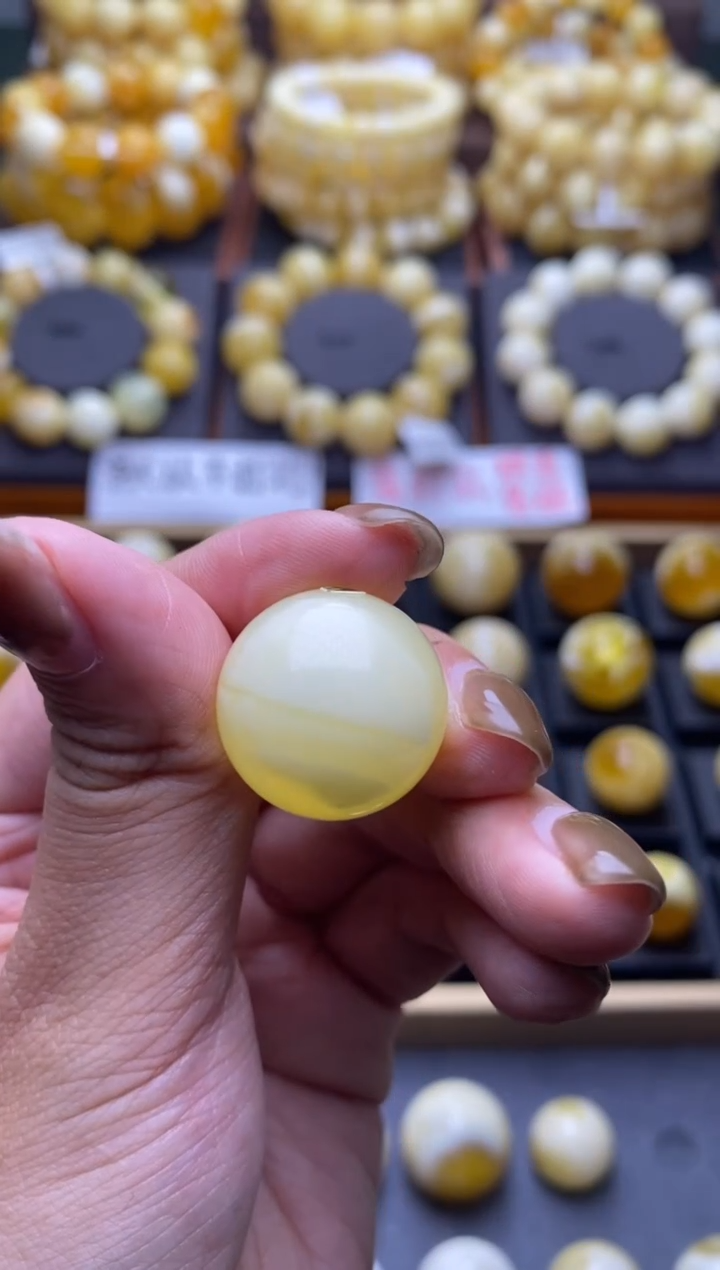 【闪购商品】琥珀裸石未镶嵌大小姐珠宝严选214