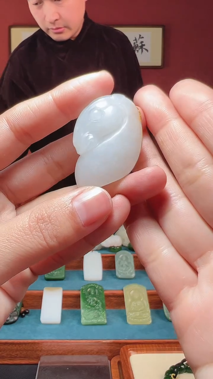 吊坠(不含链)未镶嵌和田玉原*8