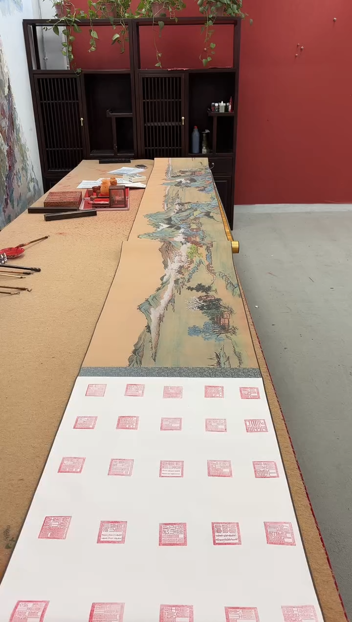 国画王秘老师作品-江山浩瀚