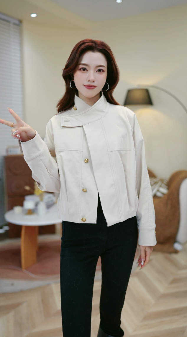 2025早春外套女士新款设计小众港风高级感夹克春季显瘦时尚