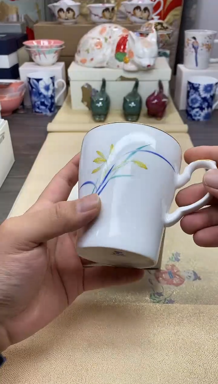 【闪购商品】全品全新耐高温（黄兰花马克杯