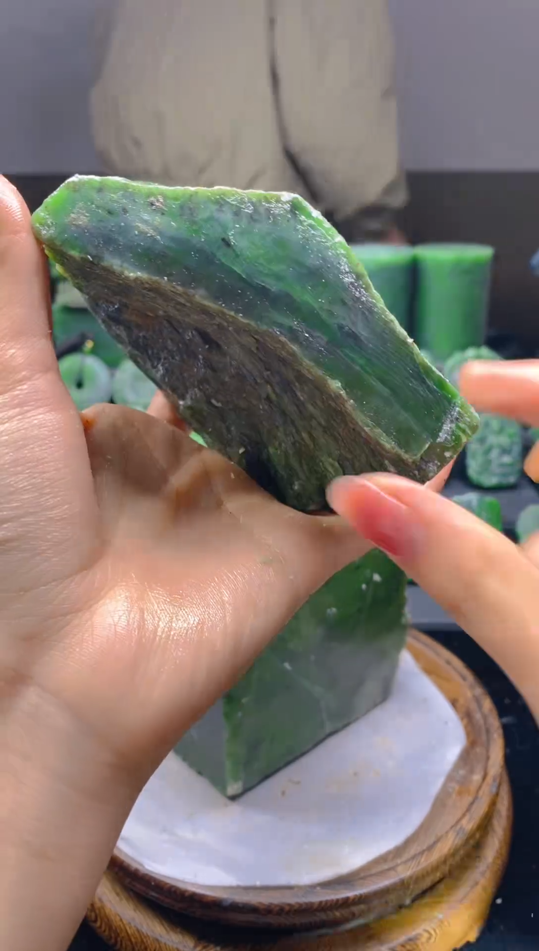 未镶嵌和田玉珠宝半成品1