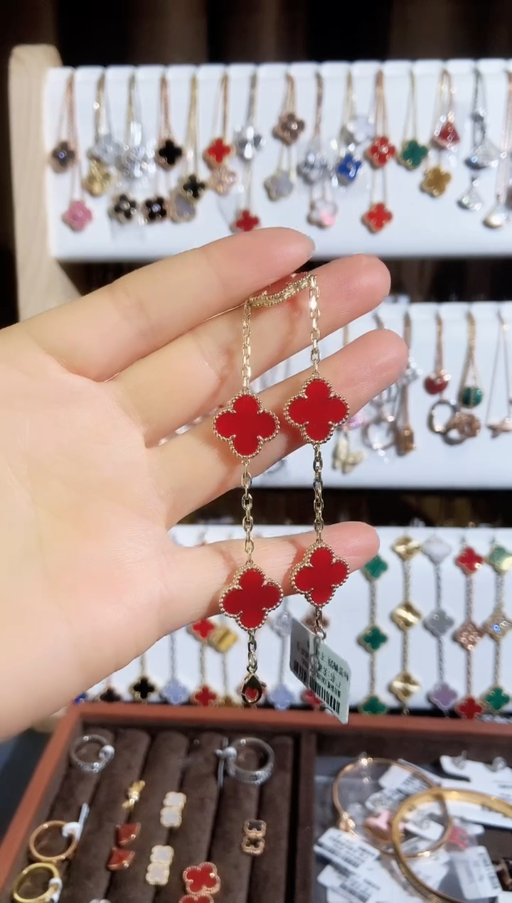 【闪购商品】玛瑙/玉髓手链18K金镶嵌玛瑙K黄