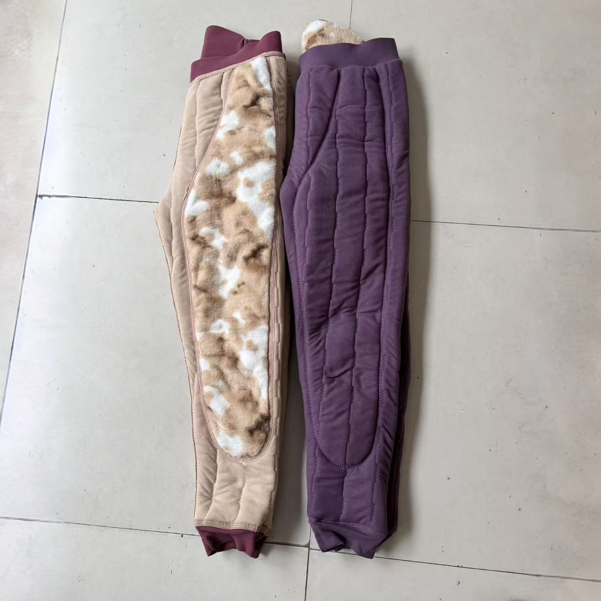 【靓衣园】时尚女士内穿加长护膝绗缝棉裤（2502）