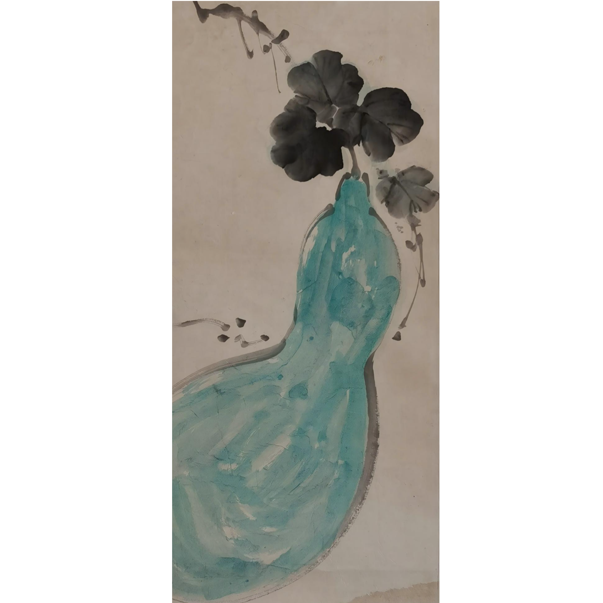 【辽拍】V240827-1-19《葫芦》（1.7平尺）纸本镜片 yy1208w