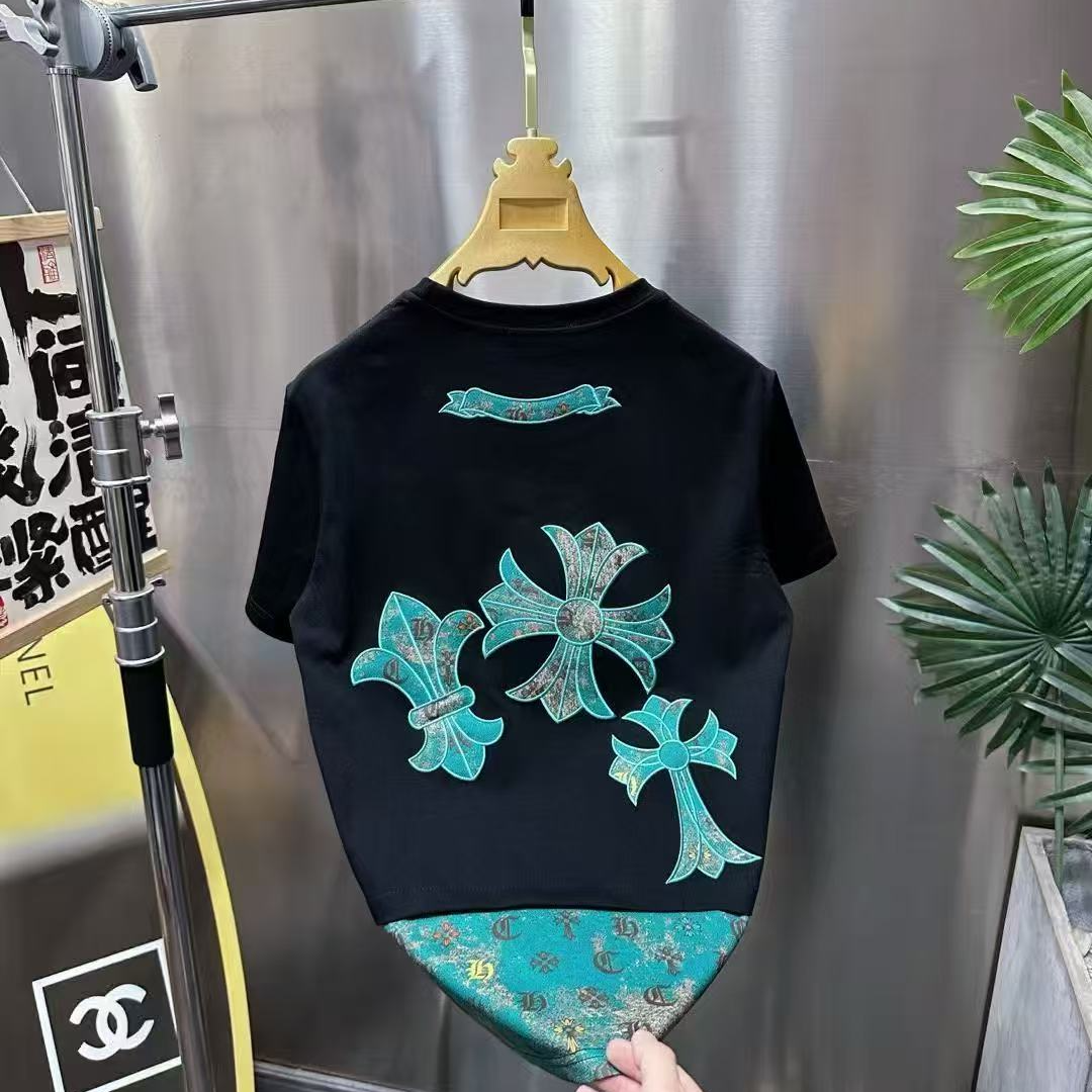 BW-常规上衣短袖基础大众时尚半袖精致韩风休闲T恤印花K-237