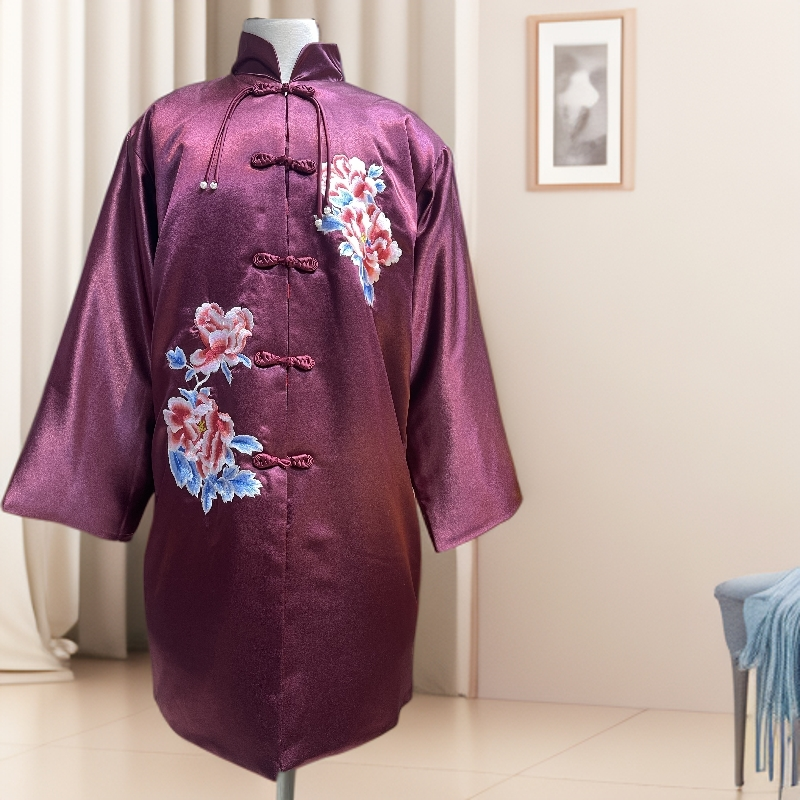 全套中式百年服花开富贵牡丹