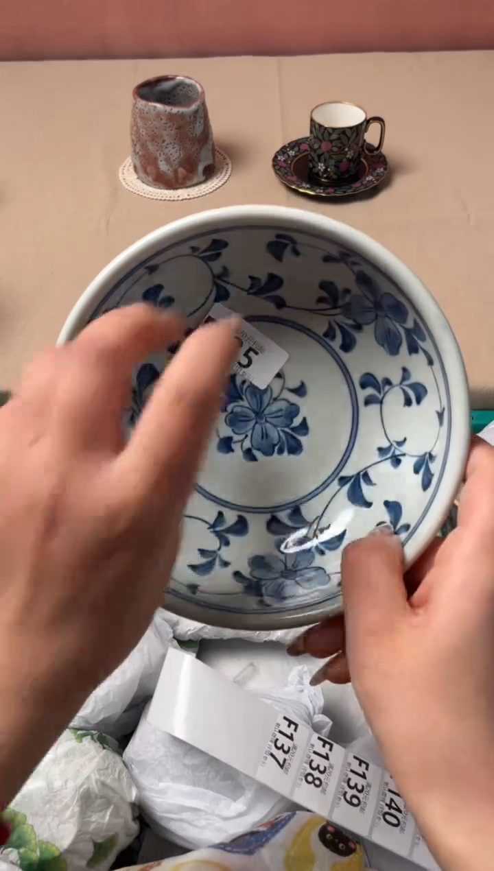 瓷片孟瓷器瓷器F135