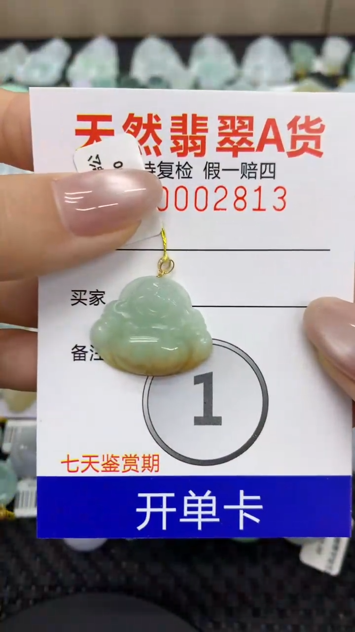 【闪购商品】翡翠颈饰18K金镶嵌111111111111