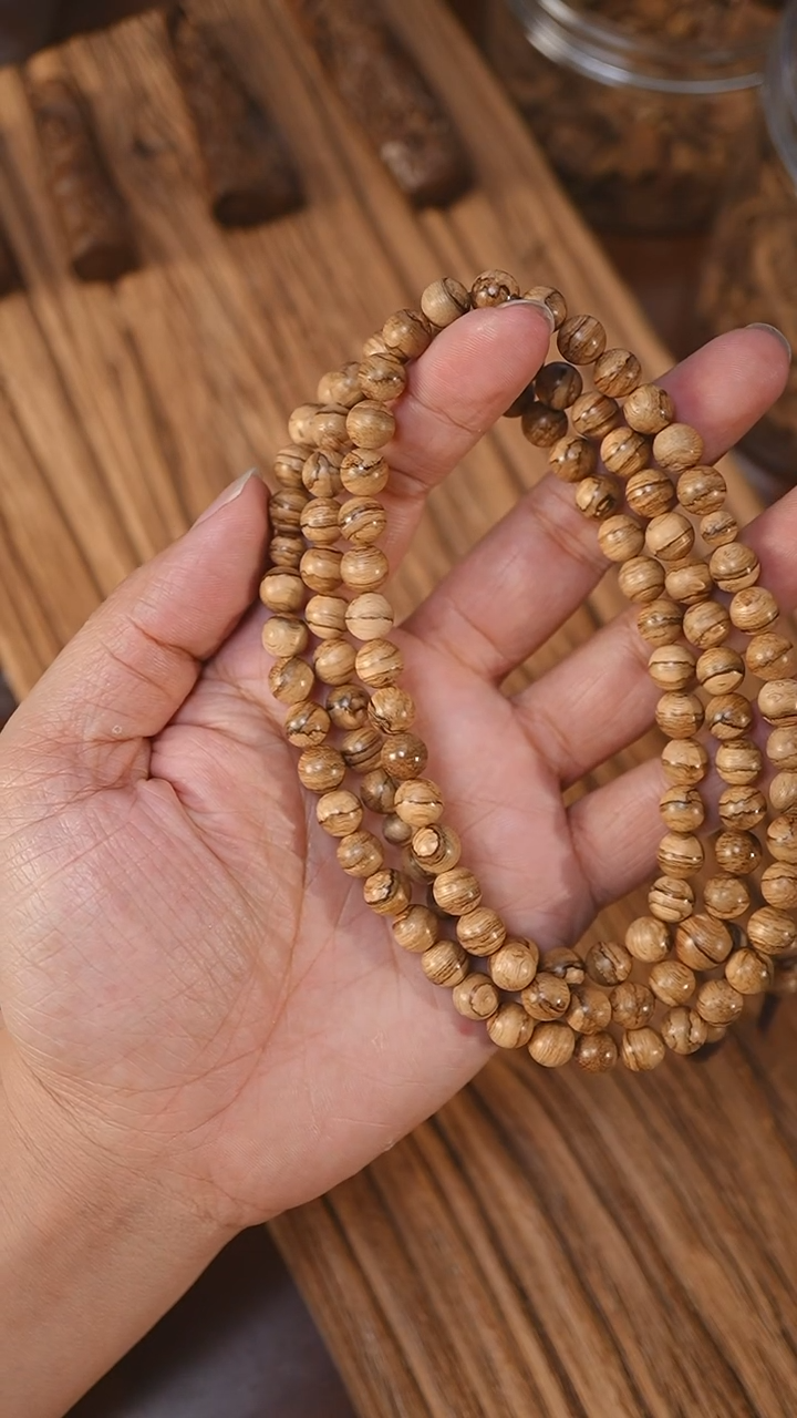 沉香手串达拉干虎纹0.80-18克+lx1216