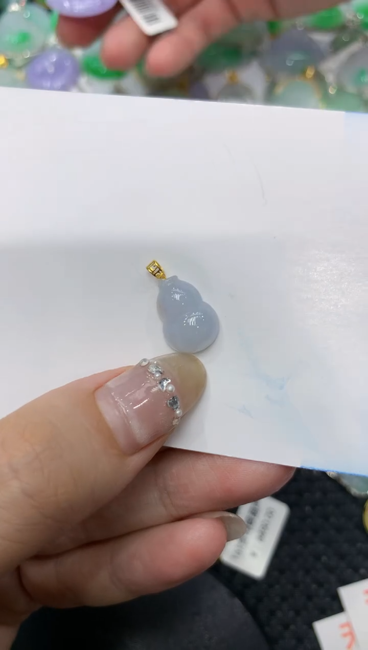 【闪购商品】翡翠颈饰18K金镶嵌222222222