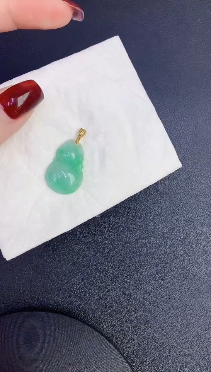 颈饰未镶嵌翡翠缅甸天然翡翠A货