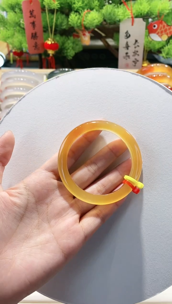 【闪购商品】玛瑙/玉髓手镯未镶嵌92-54