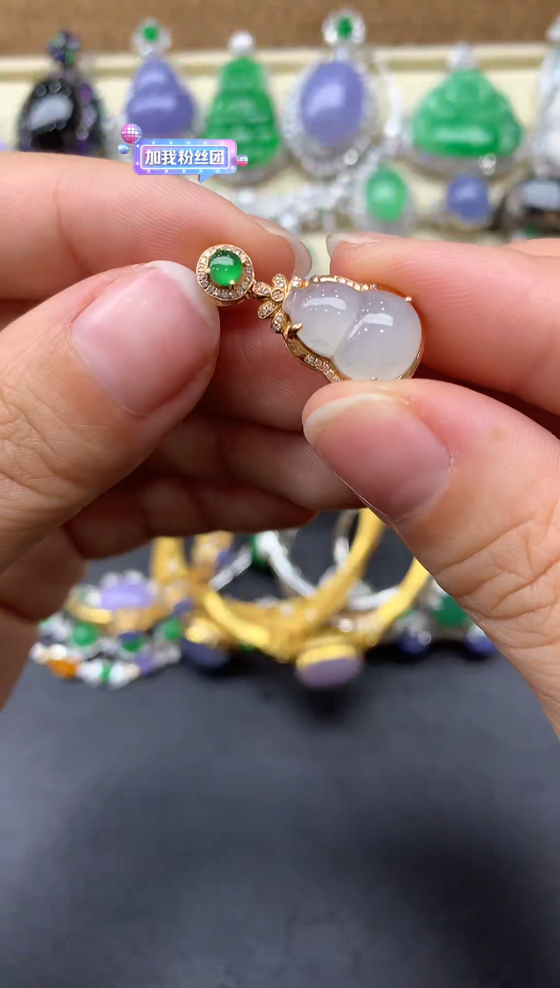 【闪购商品】翡翠颈饰18K金镶嵌162-中国好珍宝