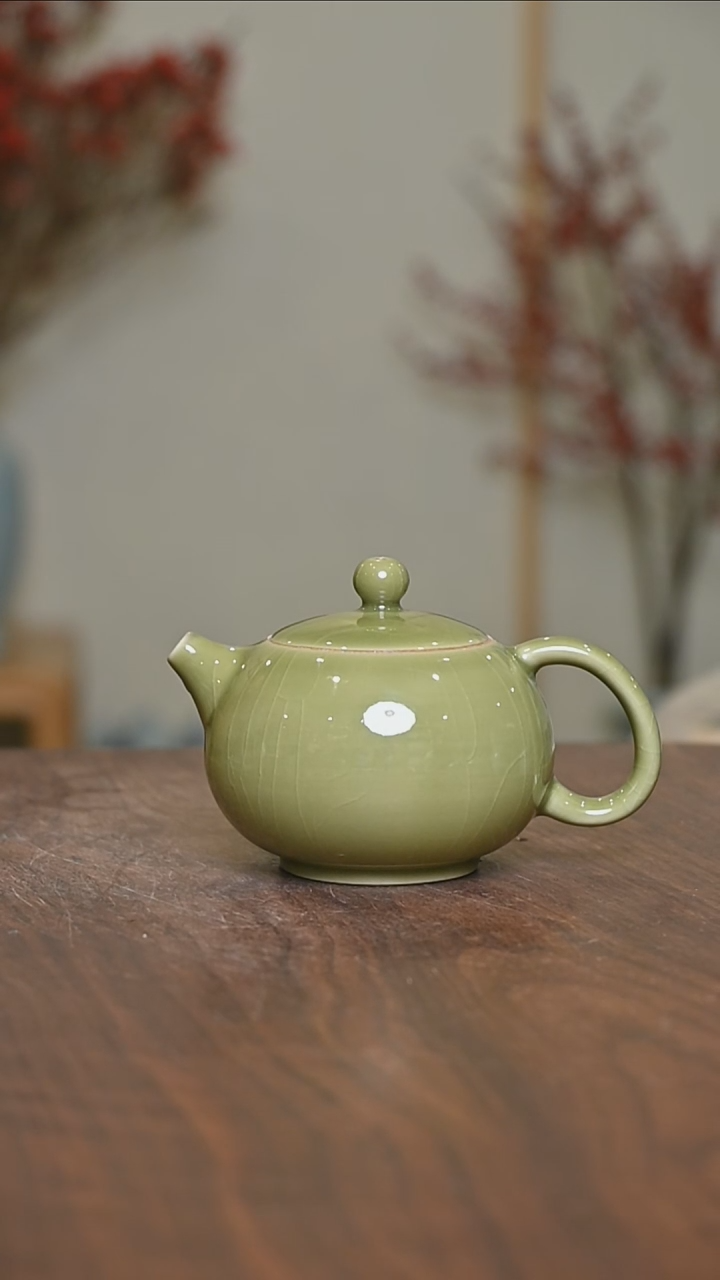 【闪购商品】其他手拉西施壶 150毫升 矿石釉 朱家款