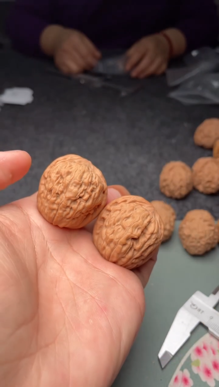 把件文玩核桃a167   莲花   34尺