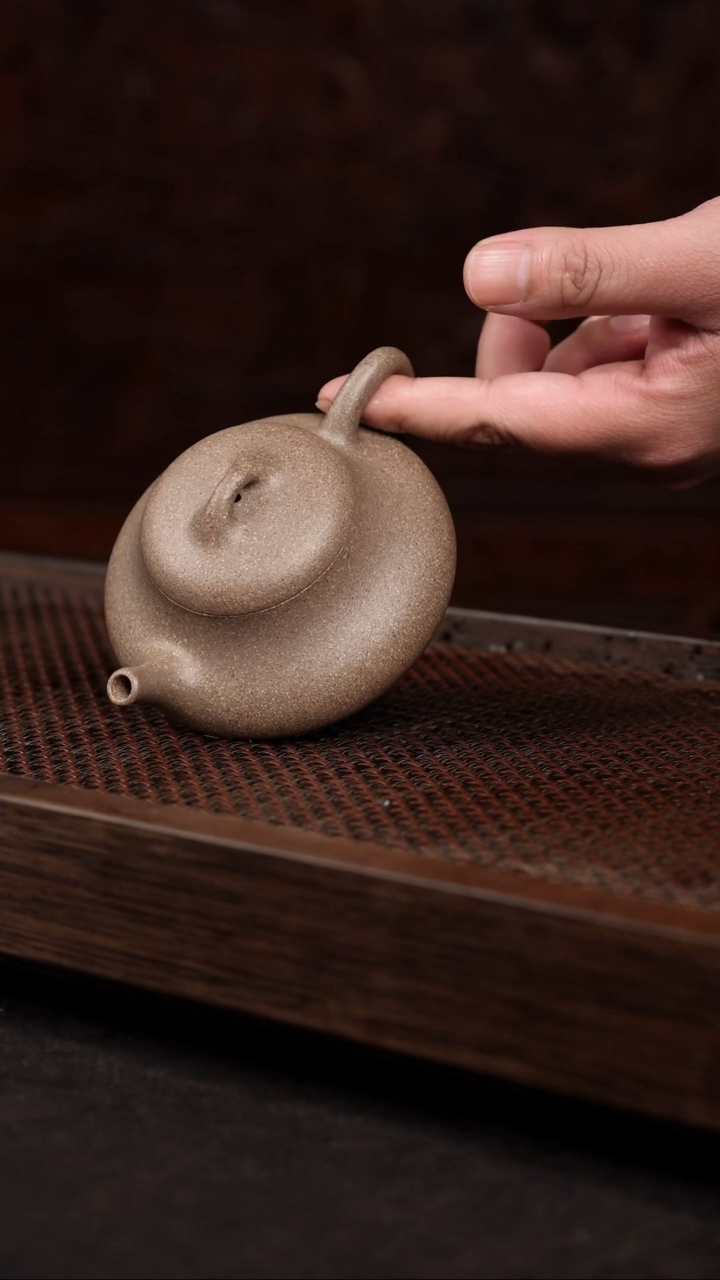 【闪购商品】紫砂茶壶高温红降儒瓢【带矿标证书】