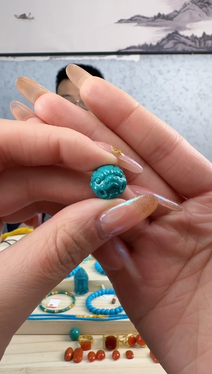 【闪购商品】绿松石1未镶嵌13.5mm珠子3.16